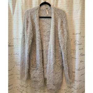 Cozy Free People Chunky Oversized Fuzzy Cardigan - L/XL